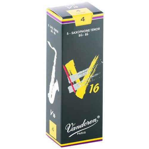 Vandoren - Tenor Sax V16 Reeds Strength 4; Box of 5 - SR724