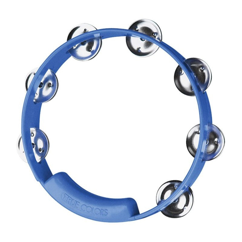 Rhythm Tech - TC4048 Blue with Nickel Jingles True Colors Tambourines - TC4048