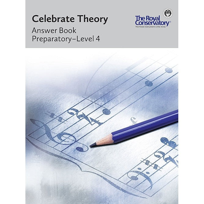 TCTA1 The Royal Conservatory RCM Publishing Celebrate Theory Answer Book Levels Preparatory-4
