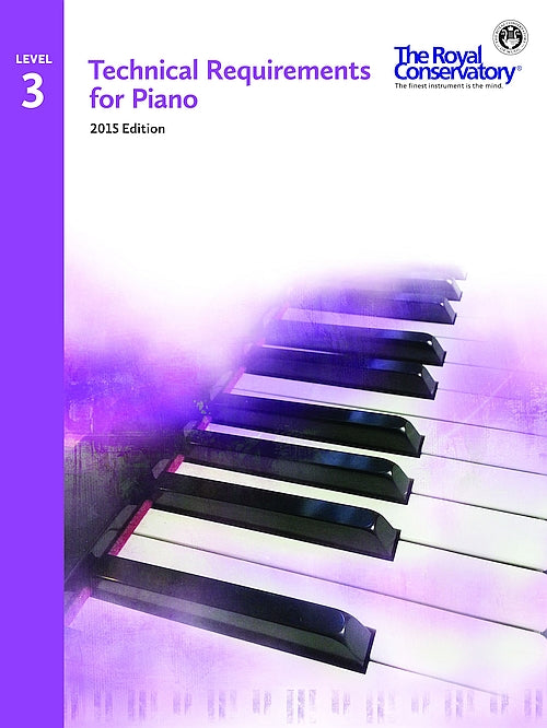 TRP03 The Royal Conservatory RCM Publishing Technical Requirements for Piano Level 3