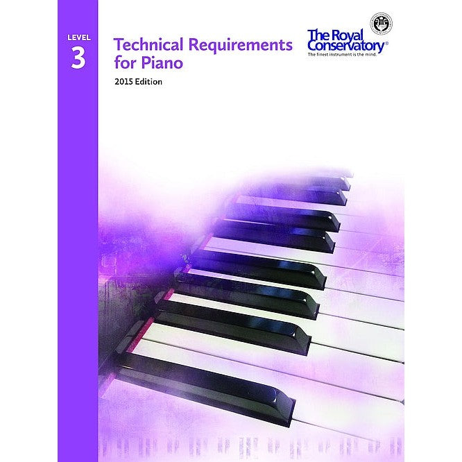 TRP03 The Royal Conservatory RCM Publishing Technical Requirements for Piano Level 3