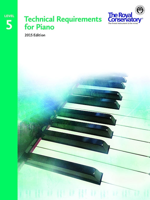 TRP05 The Royal Conservatory RCM Publishing Technical Requirements for Piano Level 5