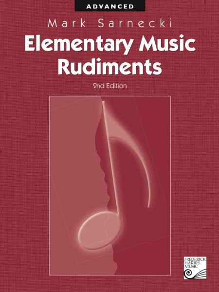 TSR03 The Royal Conservatory RCM Publishing Mark Sarnecki Elementary Music Rudiments Advanced 2nd Edition