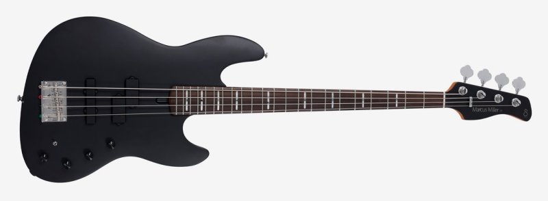 Sire Bass Guitars - Marcus Miller U7 4-String Electric Bass - Black Satin - U7-4-BKS