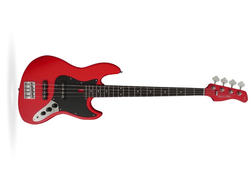 Sire Bass Guitars - Marcus Miller V3P 4-String Electric Bass - Red Satin - V3P-4-RS