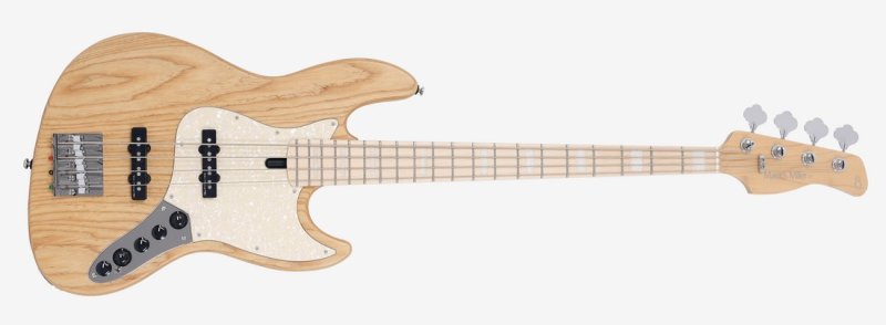 Sire Bass Guitars - Marcus Miller V7 Ash Reissue 4-String Electric Bass - Natural Satin - V7-SWAMP-ASH-RI-4-NTS
