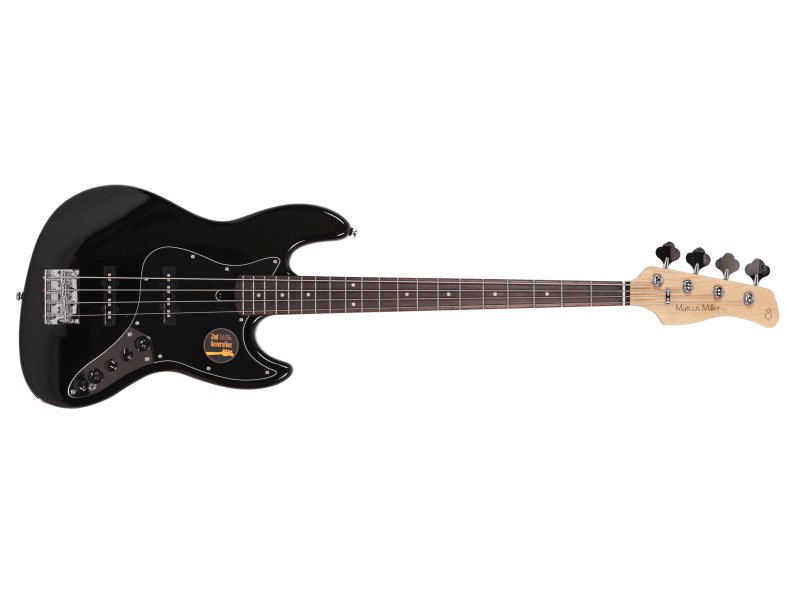 Sire Bass Guitars - Marcus Miller V7 Ash Reissue 4-String Electric Bass - Transparent Black Satin - V7-SWAMP-ASH-RI-4-TBKS