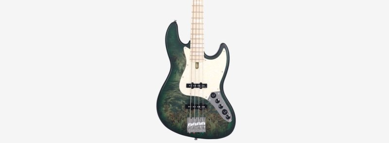 Sire Bass Guitars - Marcus Miller V7 Ash Reissue 4-String Electric Bass - Transparent Green Satin - V7-SWAMP-ASH-RI-4-TGRS