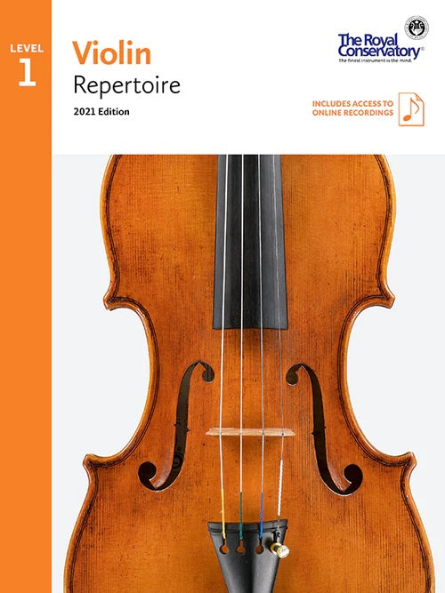 VLR01 The Royal Conservatory RCM Publishing Violin Repertoire 1 2021 Edition