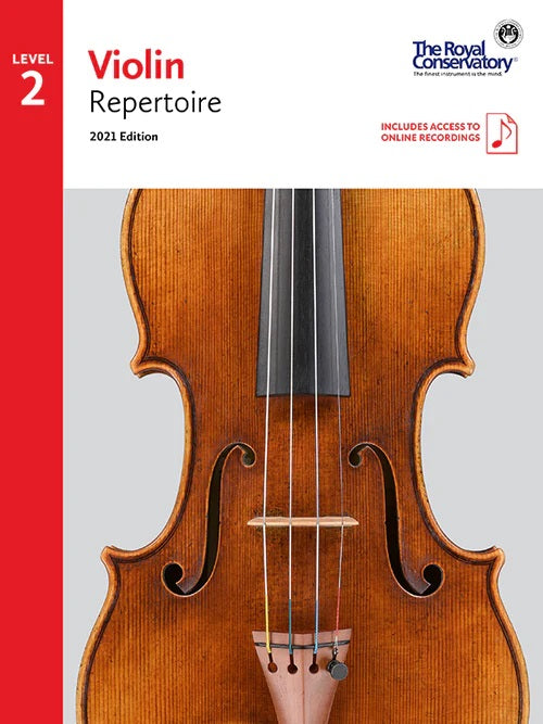 VLR02 The Royal Conservatory RCM Publishing Violin Repertoire 2 2021 Edition