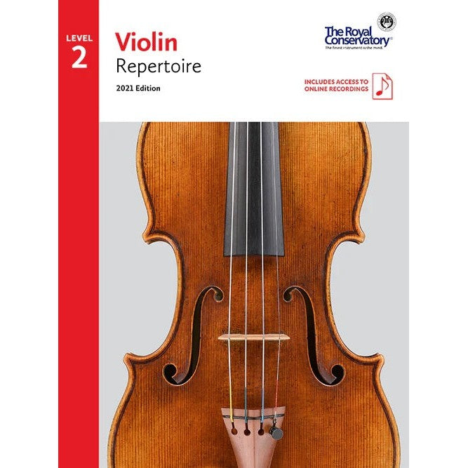 VLR02 The Royal Conservatory RCM Publishing Violin Repertoire 2 2021 Edition