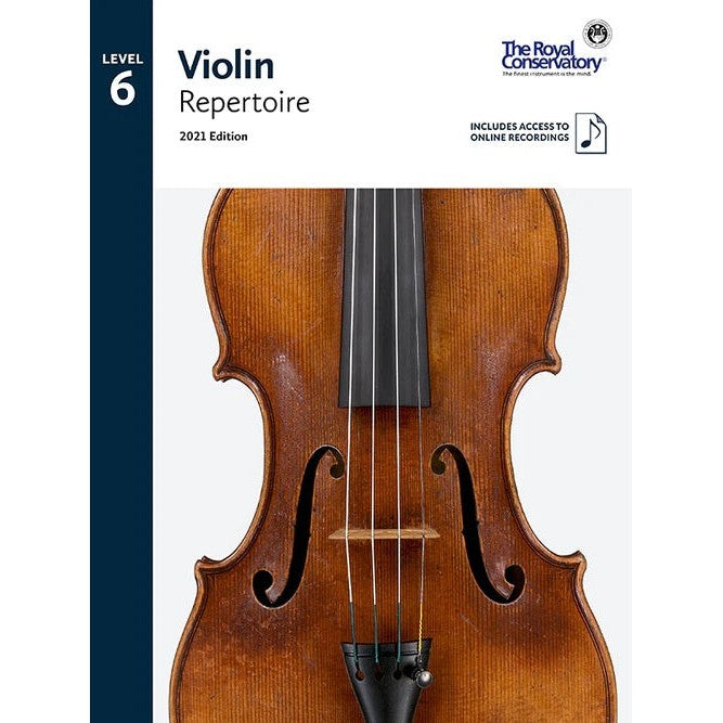 VLR06 The Royal Conservatory RCM Publishing Violin Repertoire 6 2021 Edition