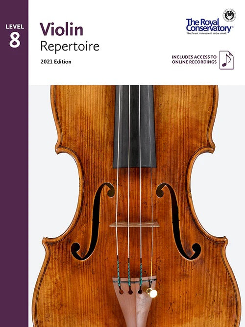 VLR08 The Royal Conservatory RCM Publishing Violin Repertoire 8 2021 Edition