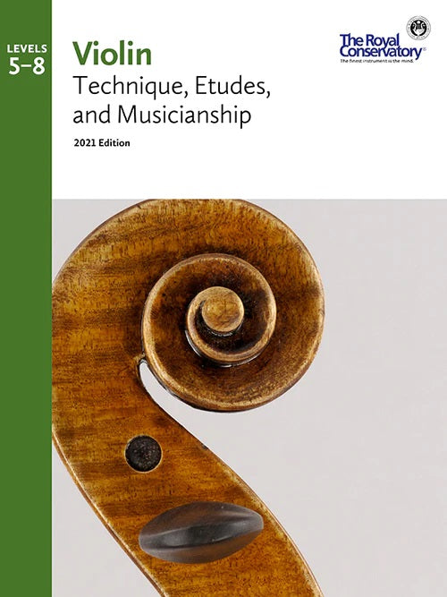 VLT03 The Royal Conservatory RCM Publishing Violin Technique Etudes and Musicianship 5-8 2021 Edition