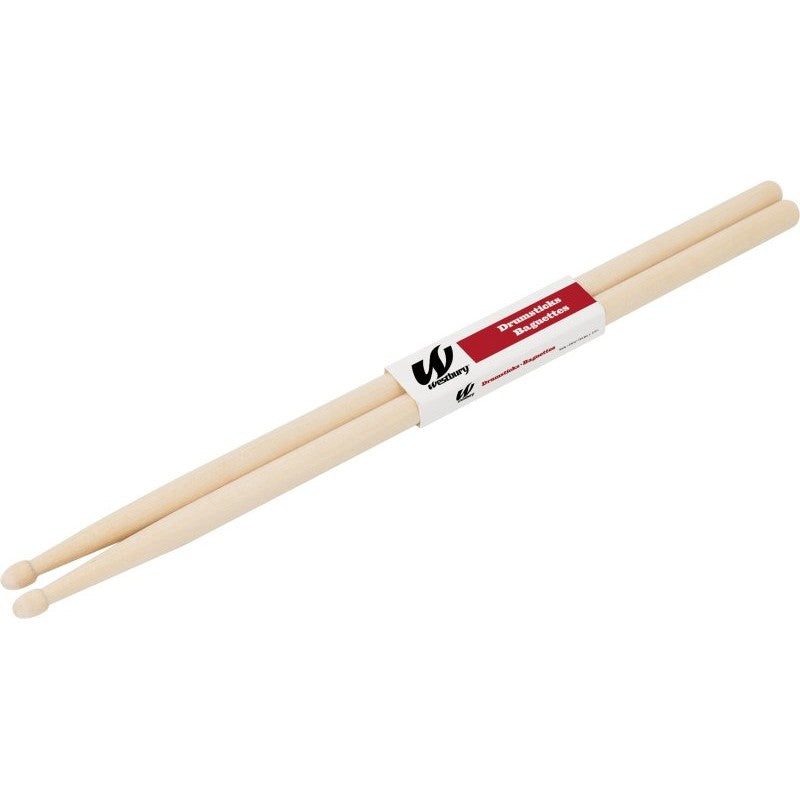 Westbury - 5B Wood Tip Drumsticks (Pair) - WDS5B