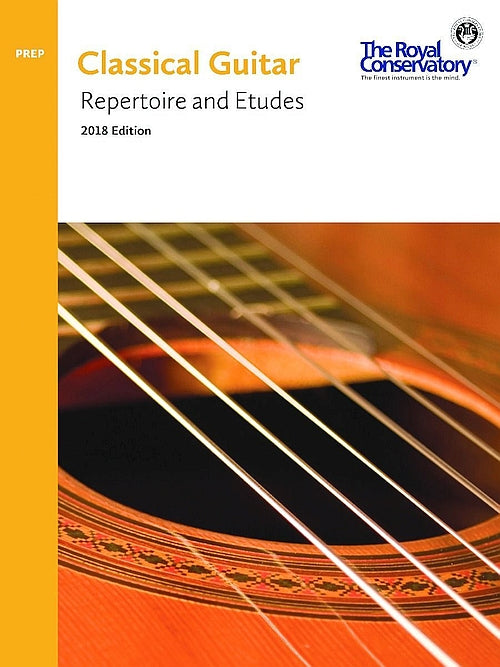 G5R00 The Royal Conservatory RCM Publishing Classical Guitar Repertoire and Etudes Preparatory