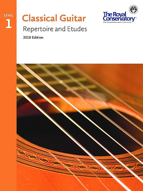 G5R01 The Royal Conservatory RCM Publishing Classical Guitar Repertoire and Etudes Level 1