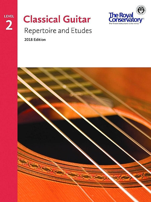 G5R02 The Royal Conservatory RCM Publishing Classical Guitar Repertoire and Etudes Level 2
