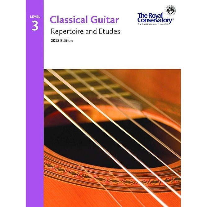 G5R03 The Royal Conservatory RCM Publishing Classical Guitar Repertoire and Etudes Level 3