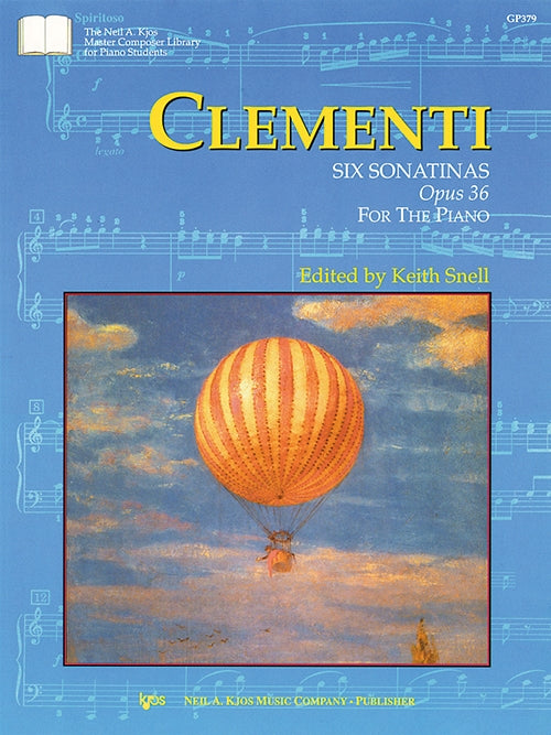 KJOS Master Composer Library - M. Clementi - Six Sonatinas For Piano