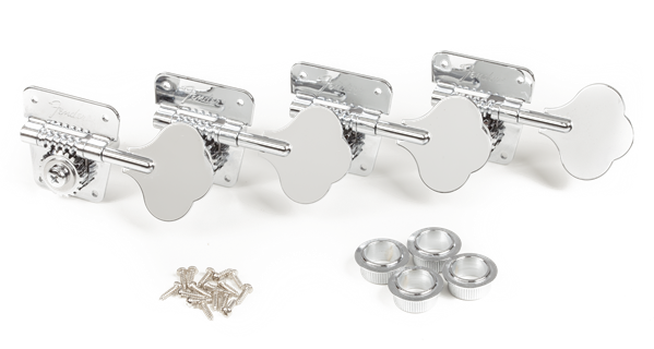 Fender - Pure Vintage '70s Bass Tuning Machines - Nickel/Chrome - (4) - 007-6568-049