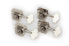 Fender - Pure Vintage Bass Tuning Machines - Nickel-Plated Steel - (4)