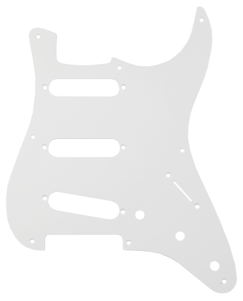 Fender - Pure Vintage Pickguard - '56/'59 Stratocaster® - 8-Hole Mount - Eggshell - 1-Ply - 009-4245-049