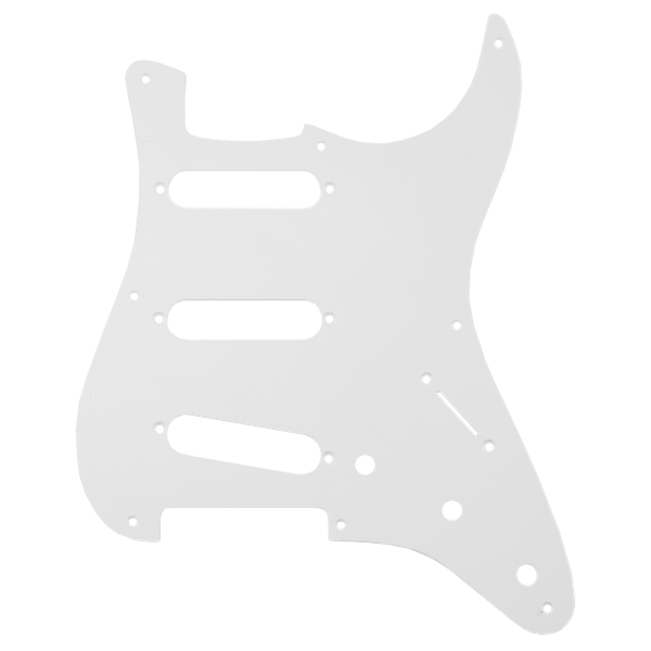 Fender - Pure Vintage Pickguard - '56/'59 Stratocaster® - 8-Hole Mount - Eggshell - 1-Ply - 009-4245-049