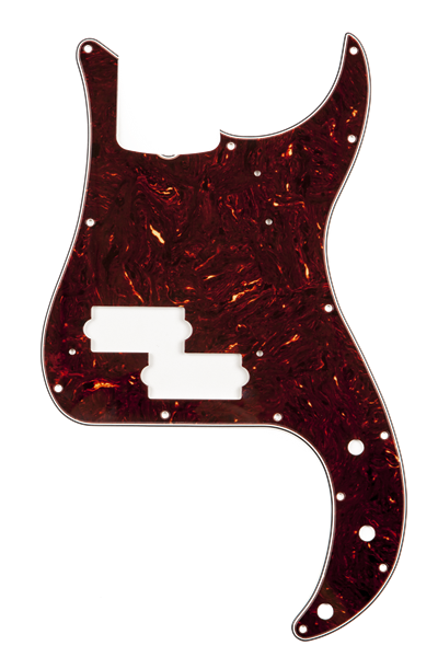 Fender - Pure Vintage Pickguard - '63 Precision Bass® - 13-Hole Mount - Brown Shell - 3-Ply - 009-7223-049