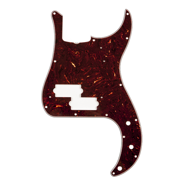 Fender - Pure Vintage Pickguard - '63 Precision Bass® - 13-Hole Mount - Brown Shell - 3-Ply - 009-7223-049