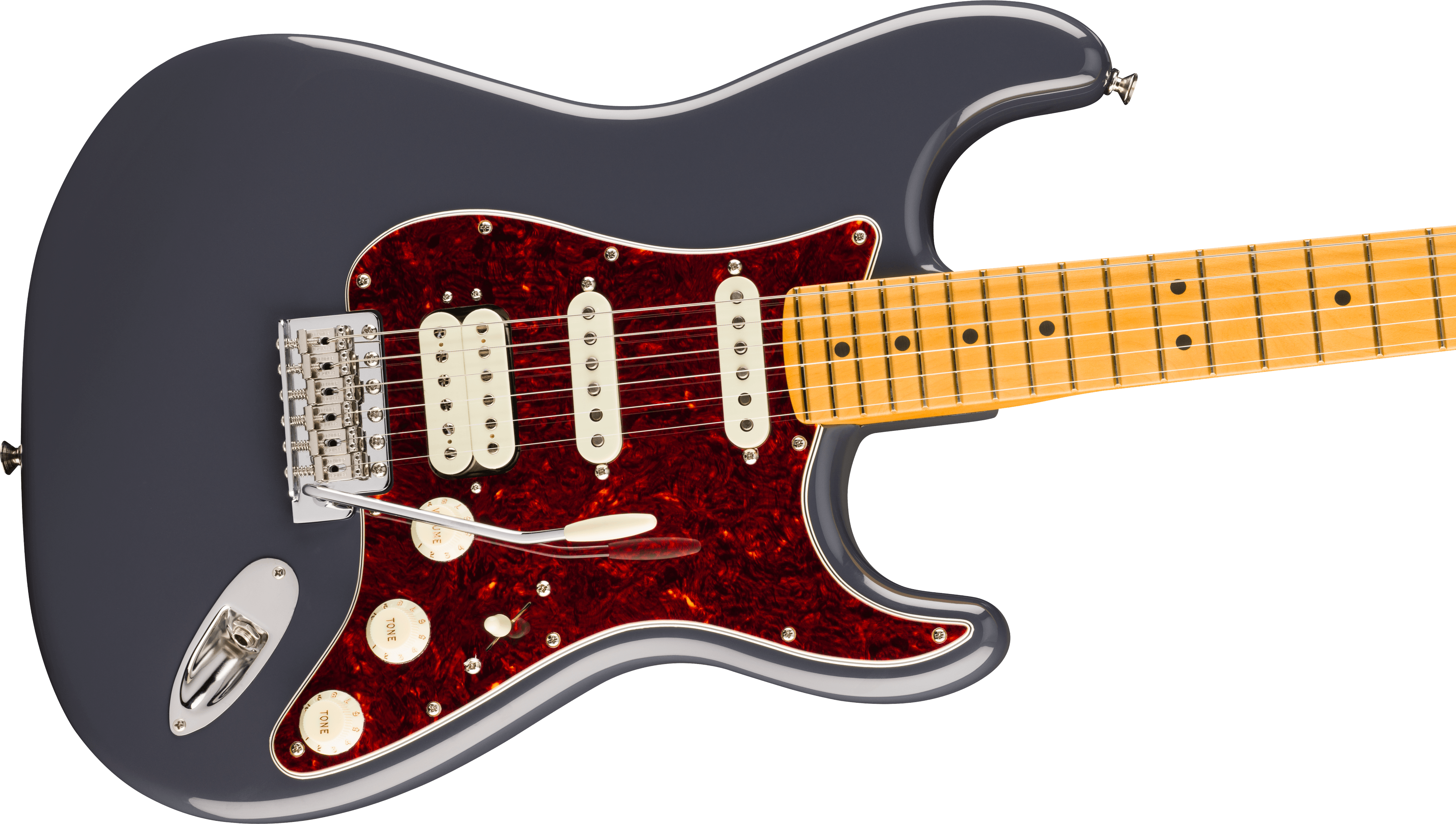 Fender - American Professional Classic Stratocaster® HSS, Maple Fingerboard, Faded Black - 011-4952-322