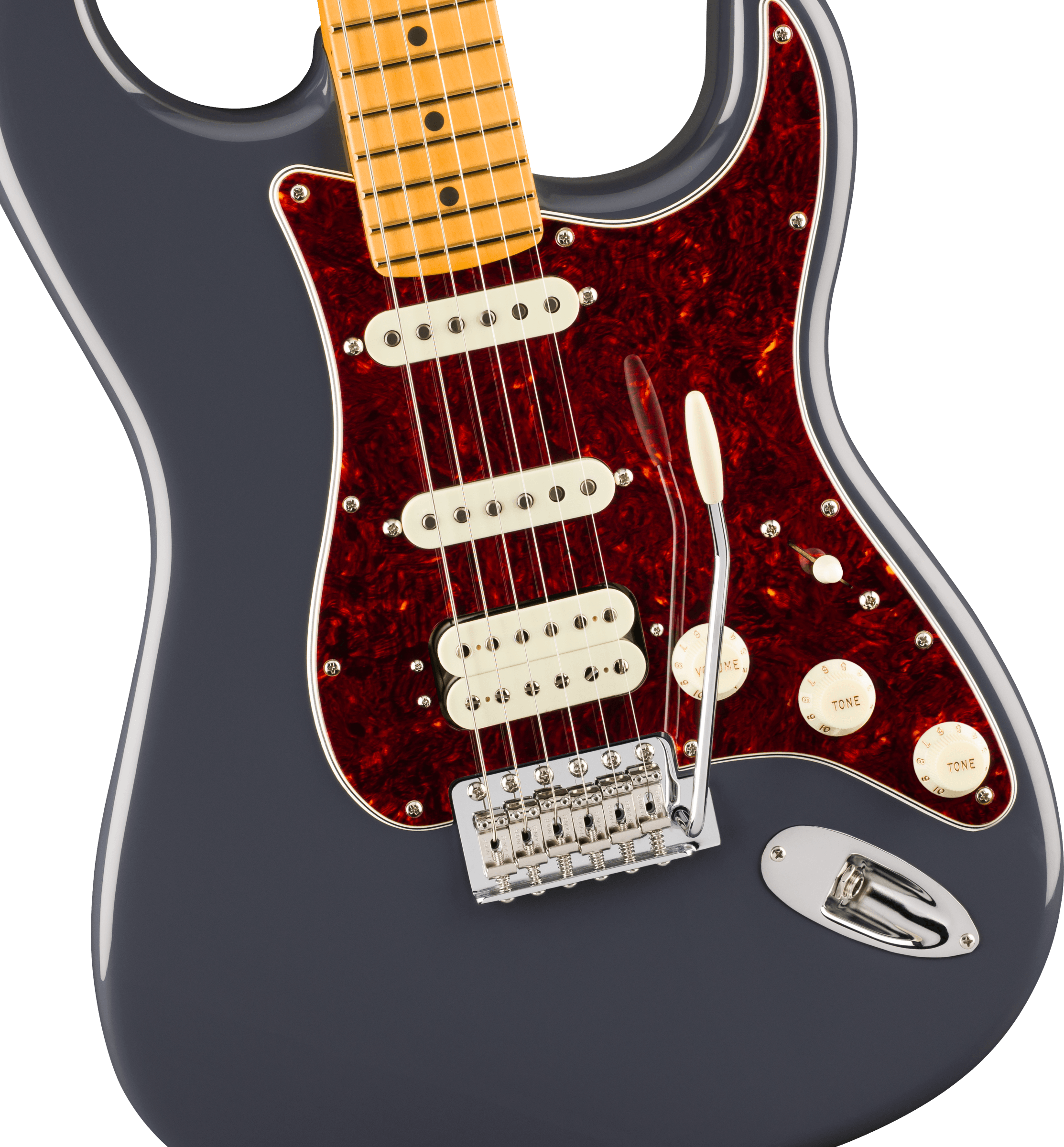 Fender - American Professional Classic Stratocaster® HSS, Maple Fingerboard, Faded Black - 011-4952-322