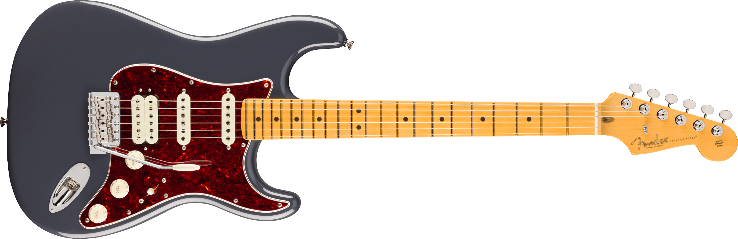 Fender - American Professional Classic Stratocaster® HSS, Maple Fingerboard, Faded Black - 011-4952-322