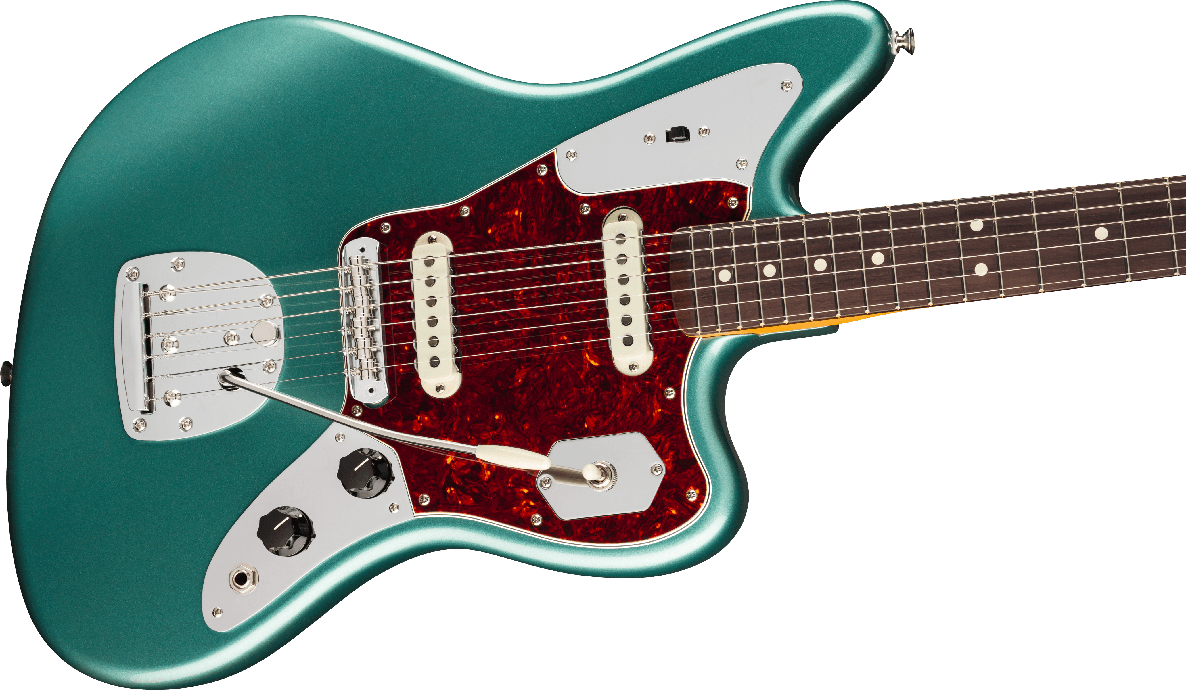 Fender - American Professional Classic Jaguar®, Rosewood Fingerboard, Faded Sherwood Green Metallic - 011-4990-374