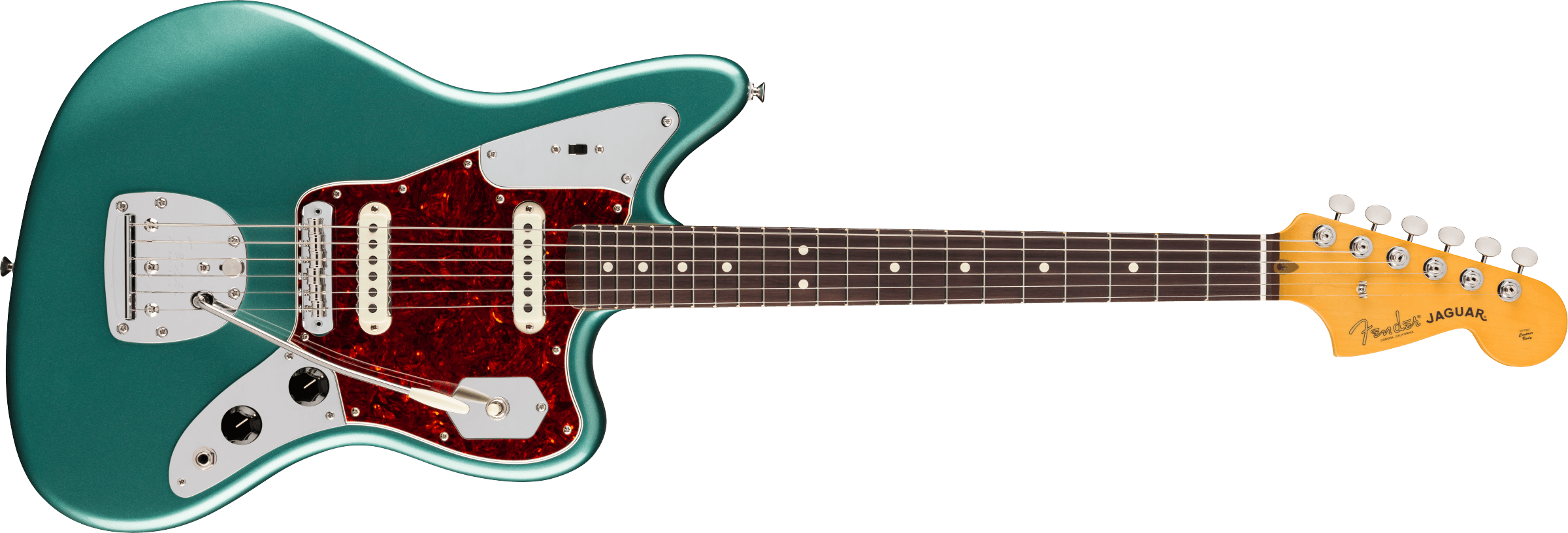 Fender - American Professional Classic Jaguar®, Rosewood Fingerboard, Faded Sherwood Green Metallic - 011-4990-374