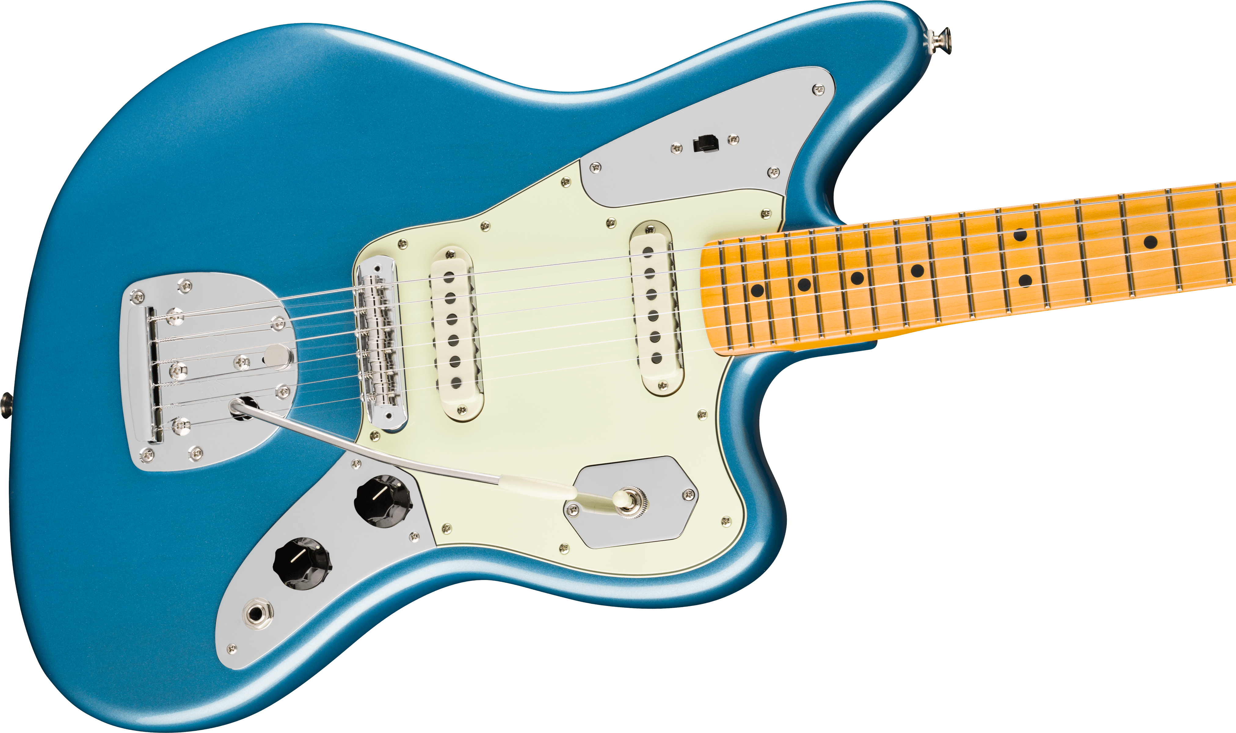 Fender - American Professional Classic Jaguar®, Maple Fingerboard, Faded Lake Placid Blue - 011-4992-379