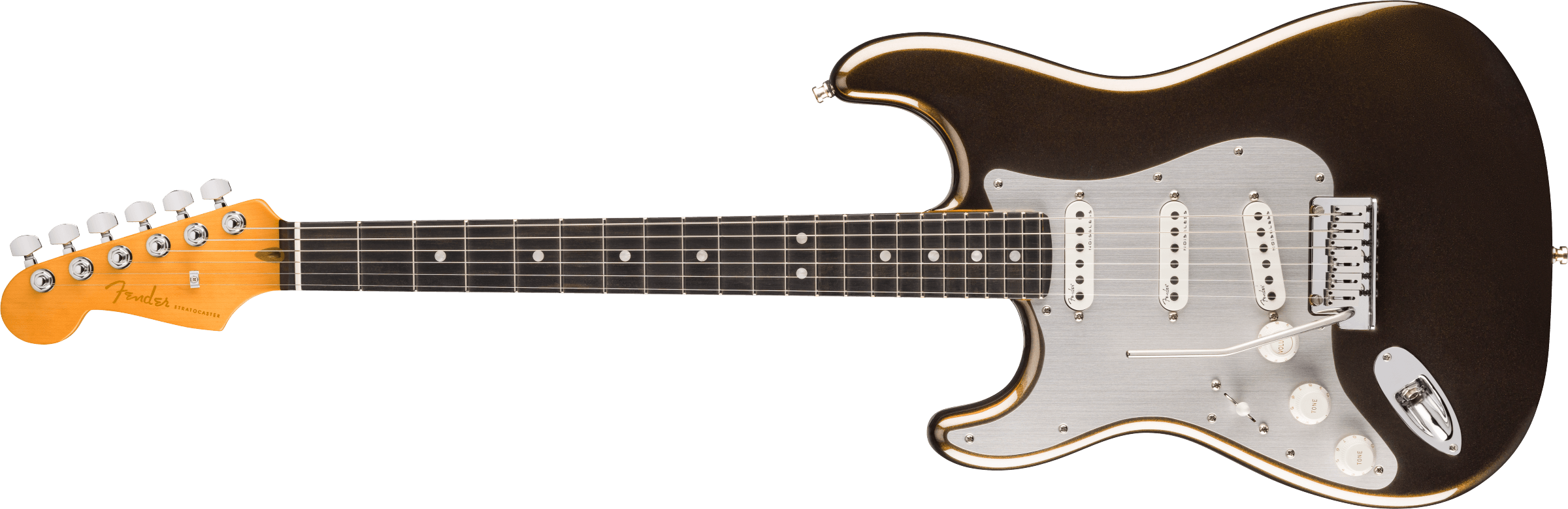 Fender - American Ultra II Stratocaster® Left-Hand - Ebony Fingerboard - Texas Tea - 011-9161-790