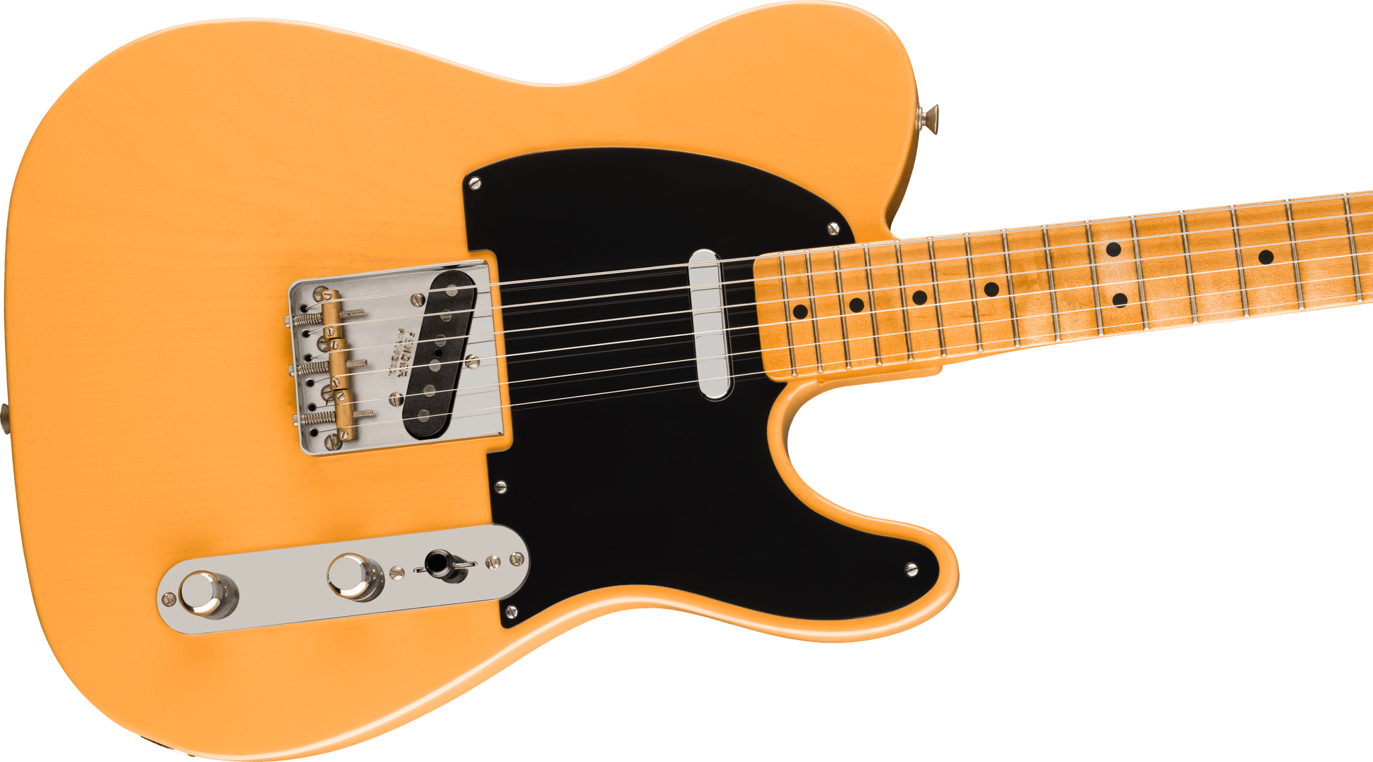 Fender - 75th Anniversary Vintera® Road Worn® 1951 Telecaster® - Maple Fingerboard - Butterscotch Blonde - 014-0122-750