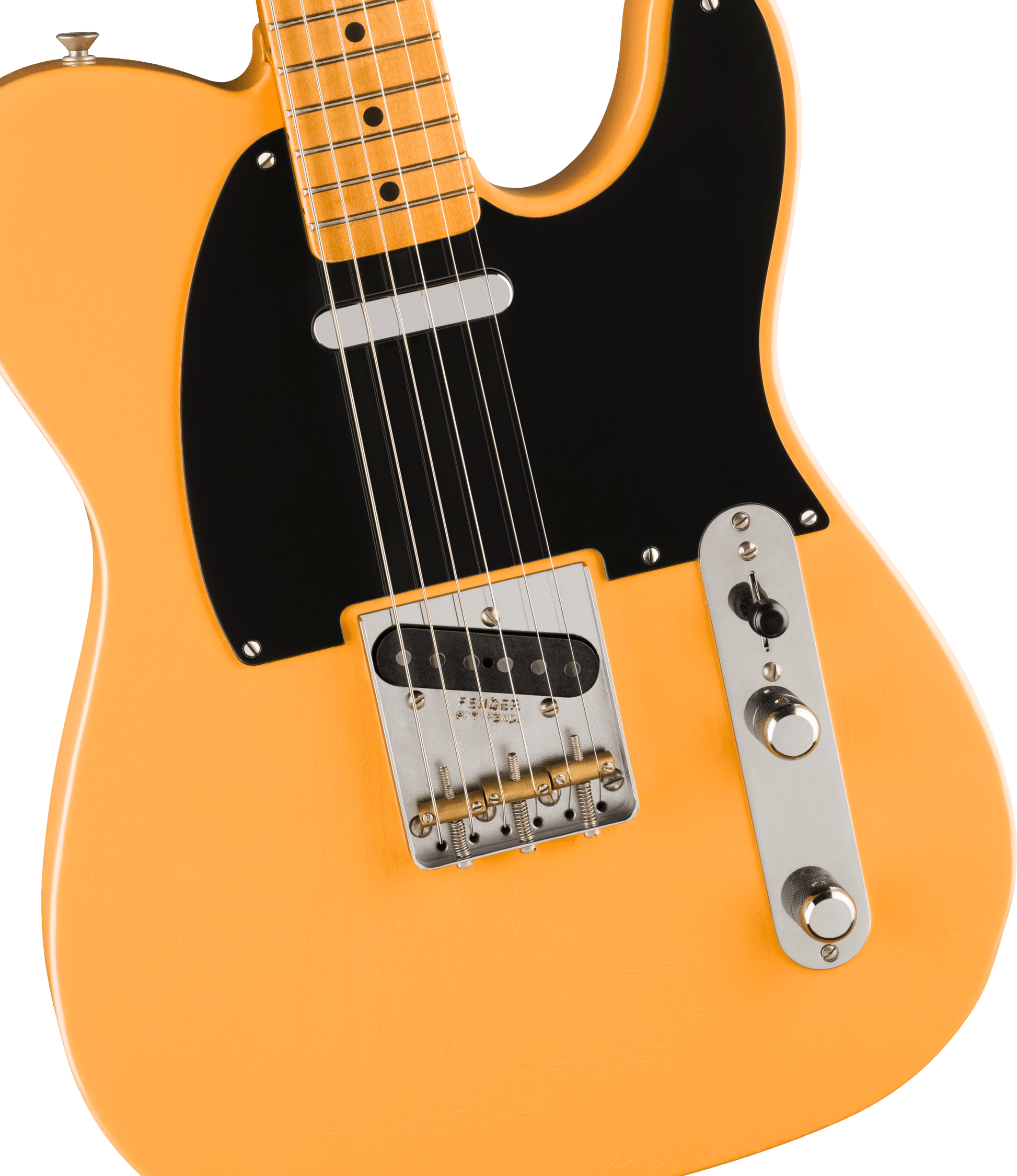 Fender - 75th Anniversary Vintera® Road Worn® 1951 Telecaster® - Maple Fingerboard - Butterscotch Blonde - 014-0122-750