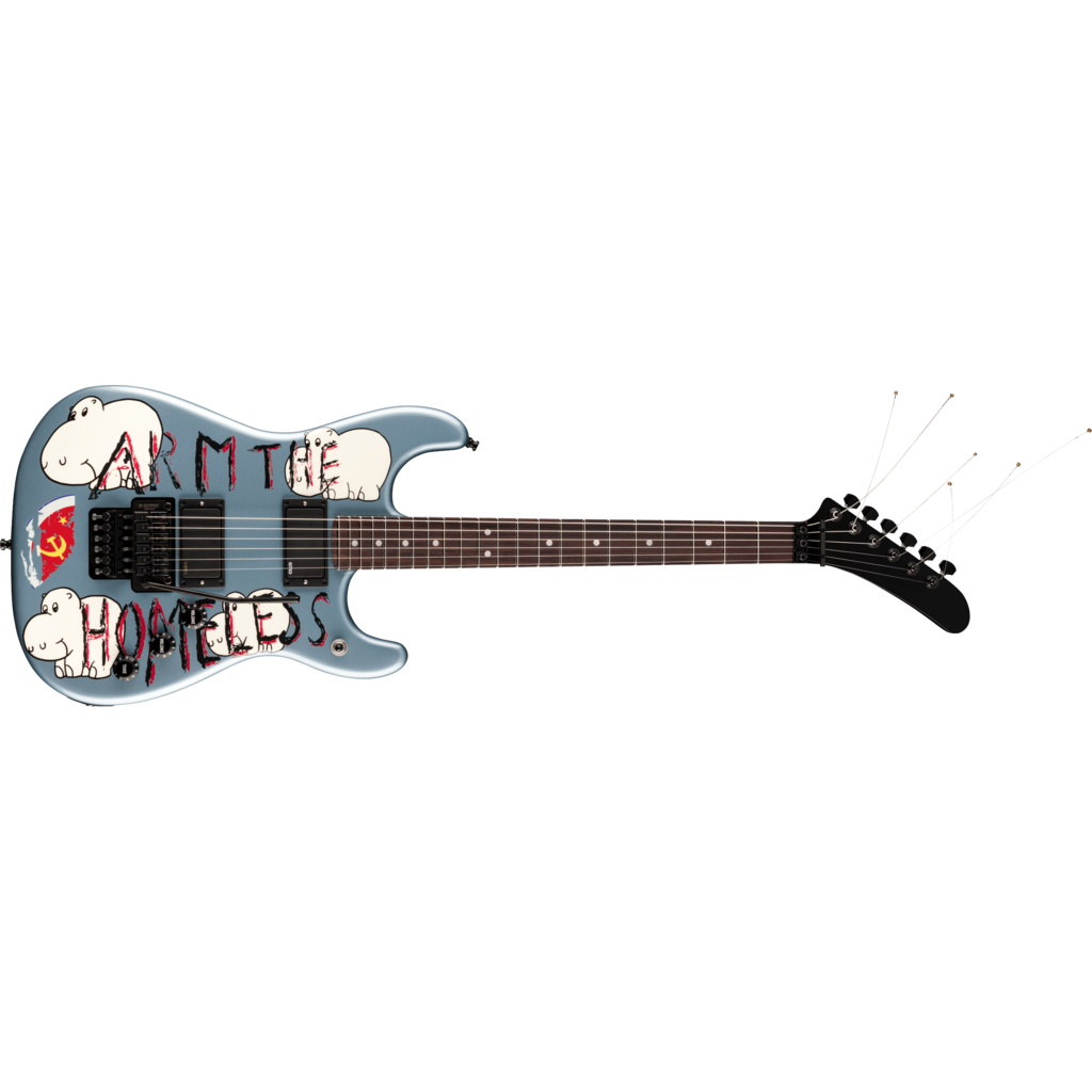 Fender - Fender Presents: Tom Morello "Arm The Homeless" - Rosewood Fingerboard - Blue Ice Metallic - 014-0360-783