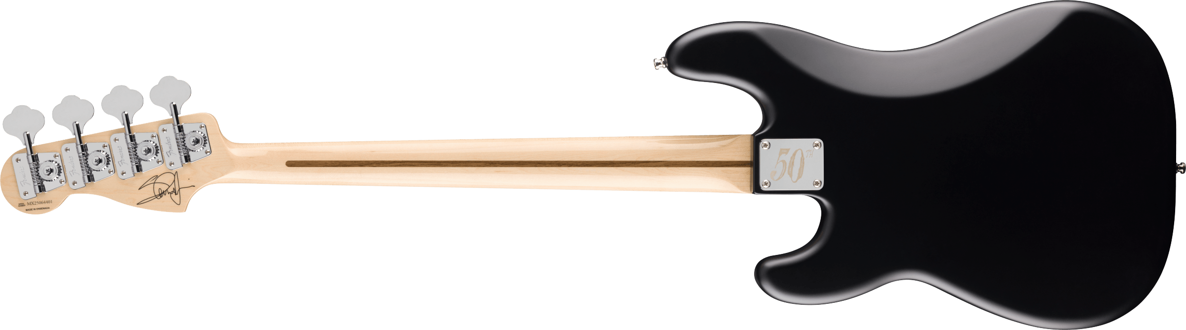 Fender - Limited Edition 50th Anniversary Steve Harris Precision Bass® - Maple Fingerboard - Satin Black - 014-1032-306