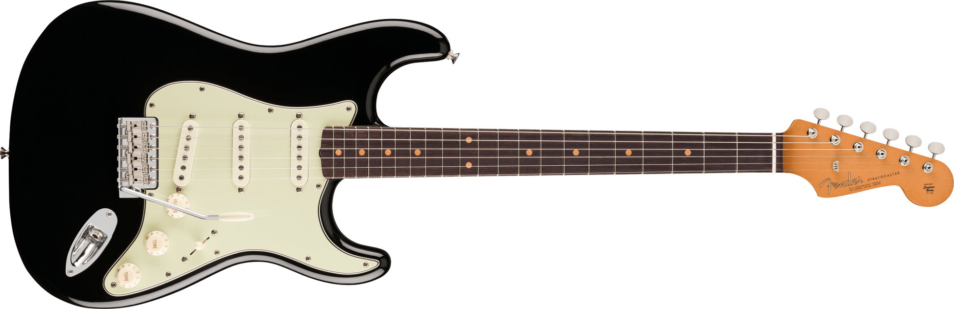 Fender - Vintera® III Early '60s Stratocaster® - Rosewood Fingerboard - Black - 014-9160-306
