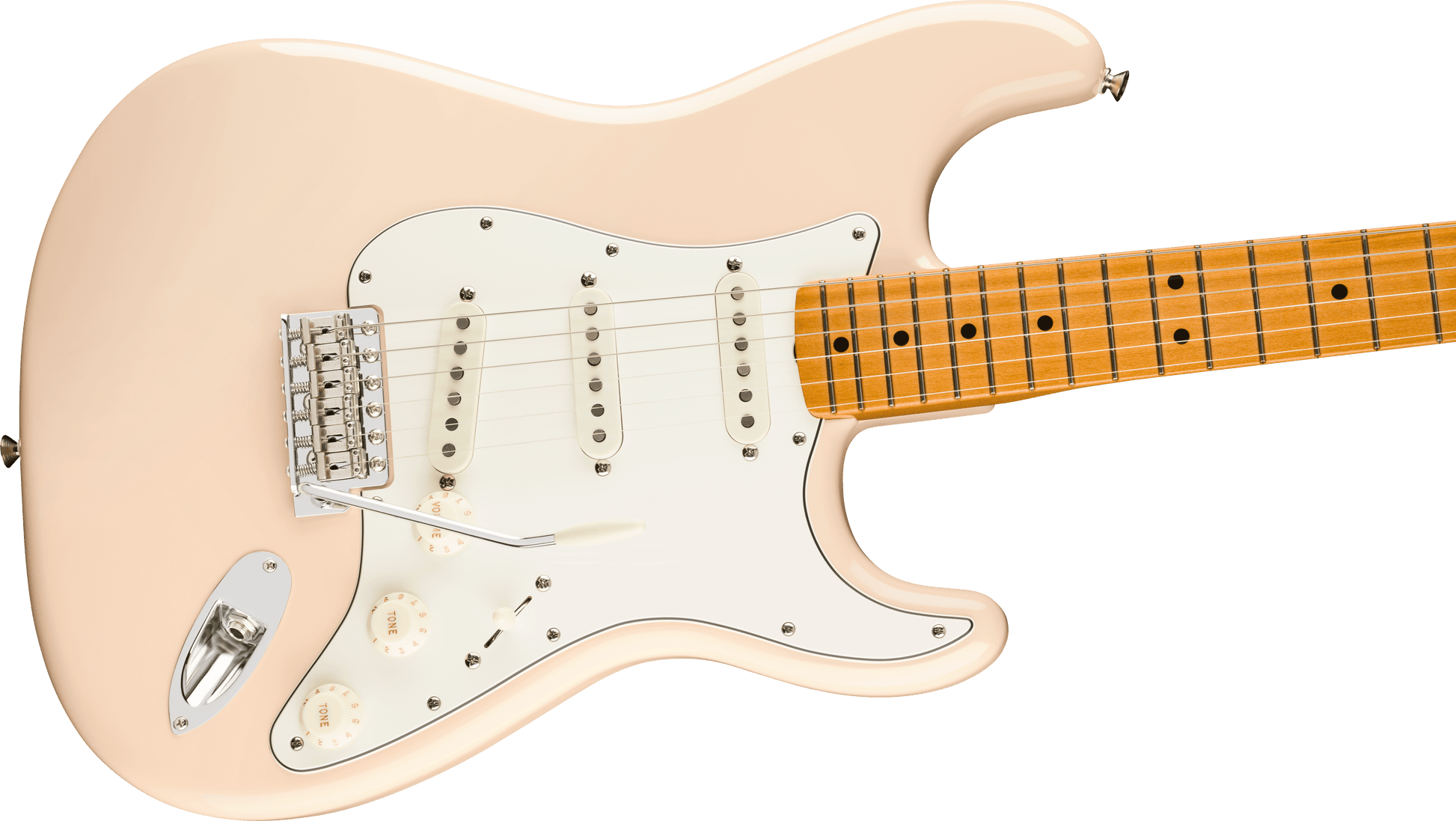 Fender - Vintera® III Late '60s Stratocaster® - Maple Fingerboard - Olympic White - 014-9172-305