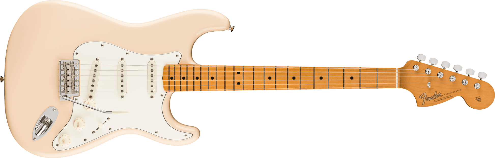 Fender - Vintera® III Late '60s Stratocaster® - Maple Fingerboard - Olympic White - 014-9172-305