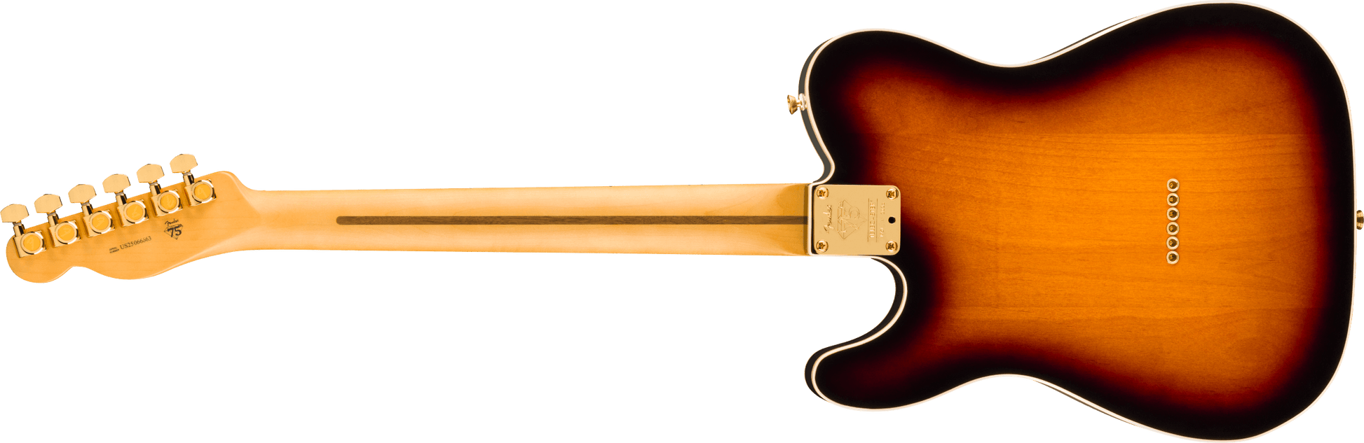 Fender - 75th Anniversary American Professional Custom Telecaster® - Maple Fingerboard - 2-Color Sunburst - 017-1022-703