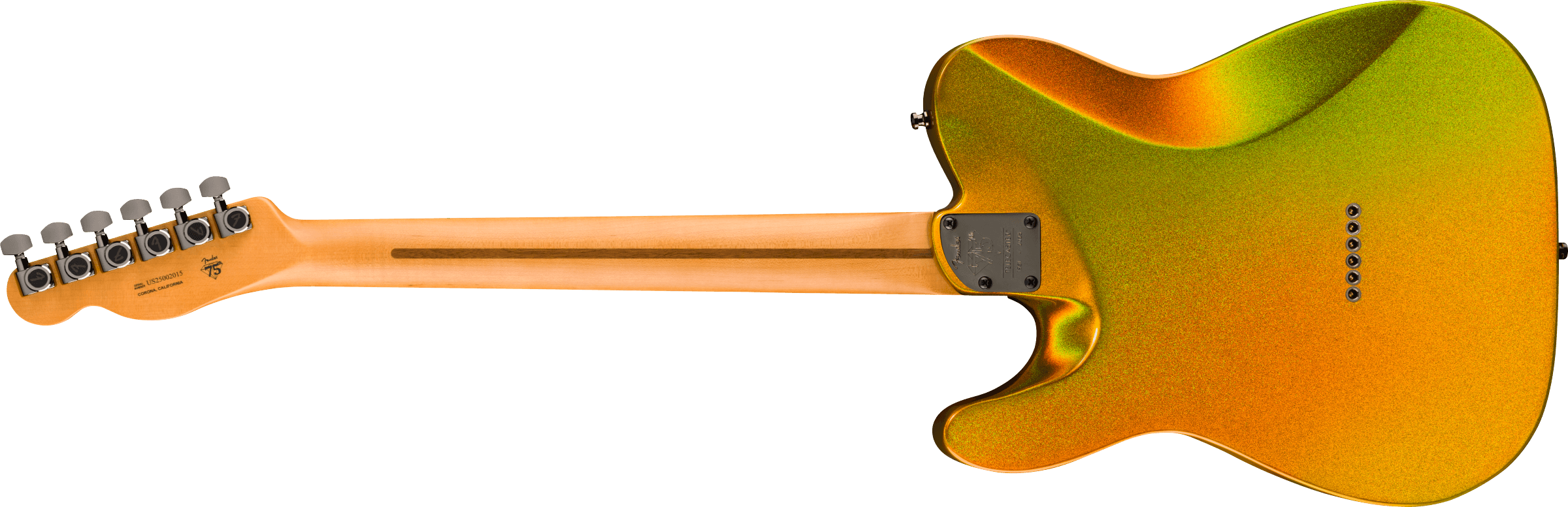 Fender - 75th Anniversary American Ultra II Telecaster® - Ebony Fingerboard - Liquid Gold - 017-7011-728