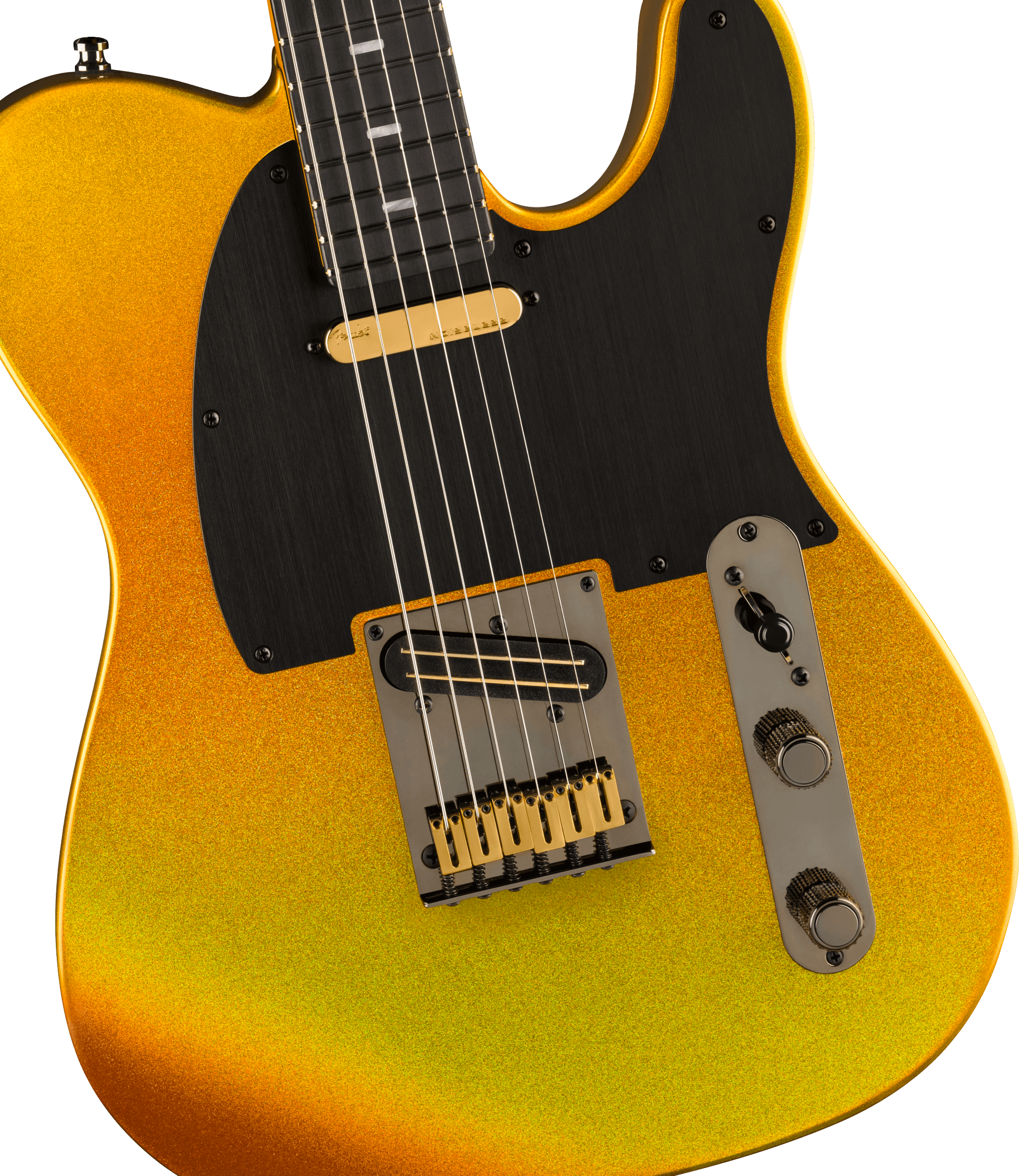 Fender - 75th Anniversary American Ultra II Telecaster® - Ebony Fingerboard - Liquid Gold - 017-7011-728