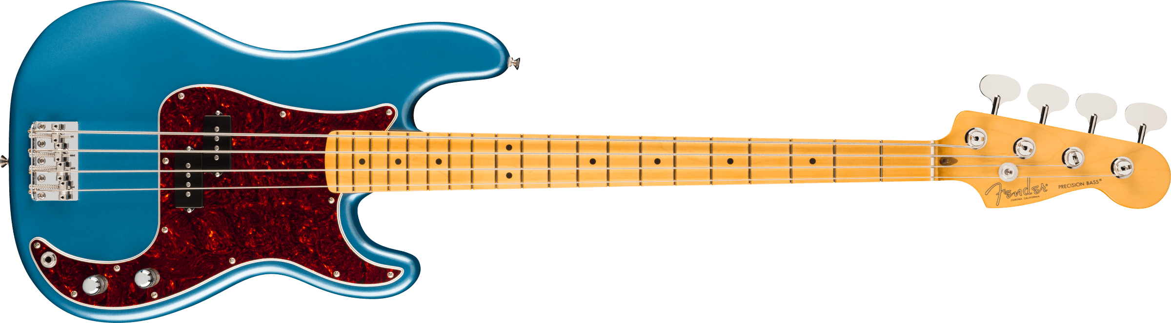 Fender - American Professional Classic Precision Bass®, Maple Fingerboard, Faded Lake Placid Blue - 019-8632-379