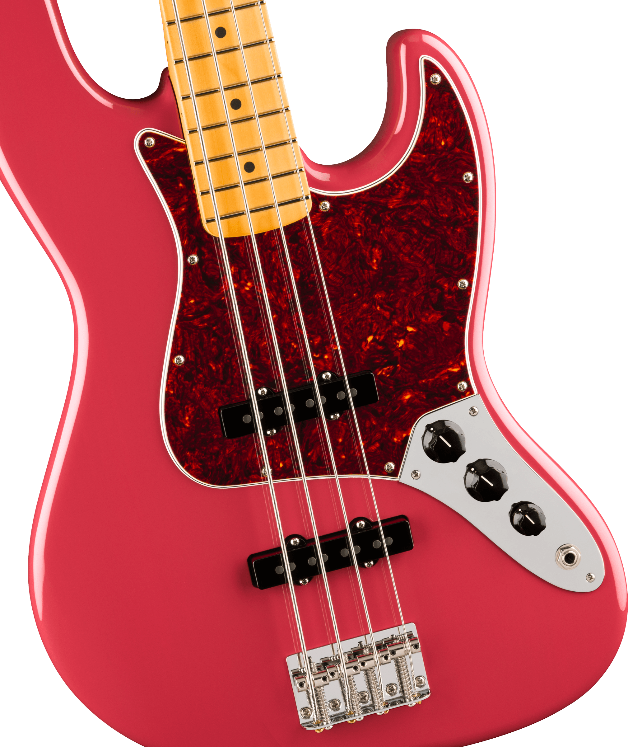 Fender - American Professional Classic Jazz Bass®, Maple Fingerboard, Faded Dakota Red - 019-8642-375