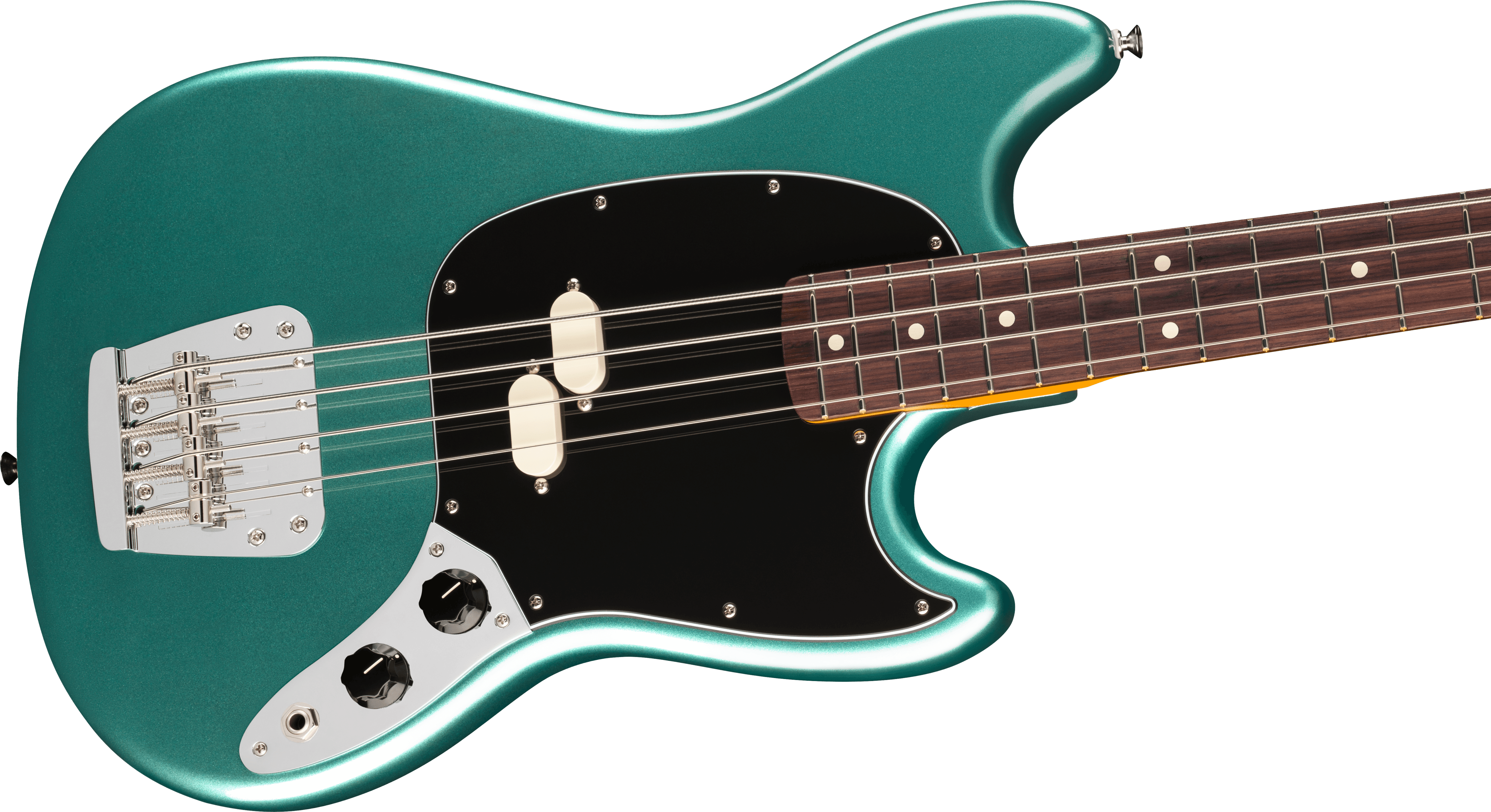 Fender - American Professional Classic Mustang Bass®, Rosewood Fingerboard, Faded Sherwood Green Metallic - 019-8650-374